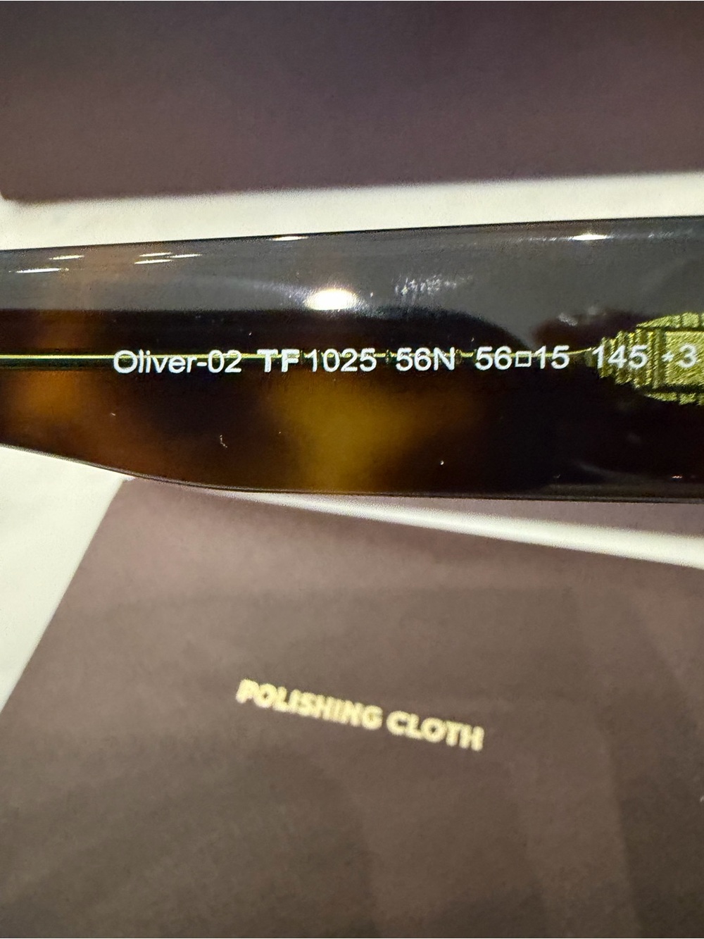 Tom Ford Oliver TF1025 Rectangular Tortoiseshell Sunglasses - Brown Amber - Picture 6 of 8